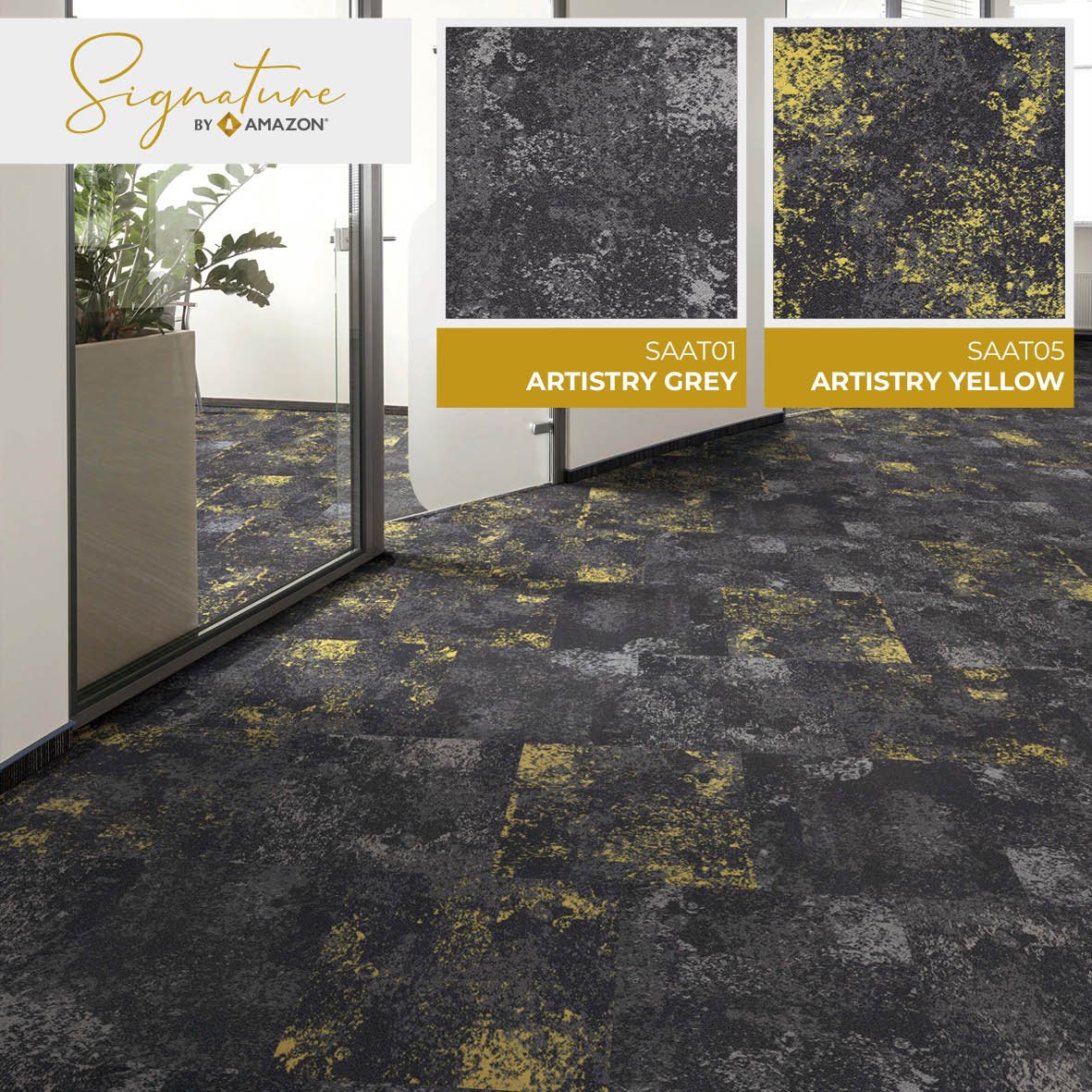 SAAT01 - ARTISTRY GREY + SAAT05 - ARTISTRY YELLOW