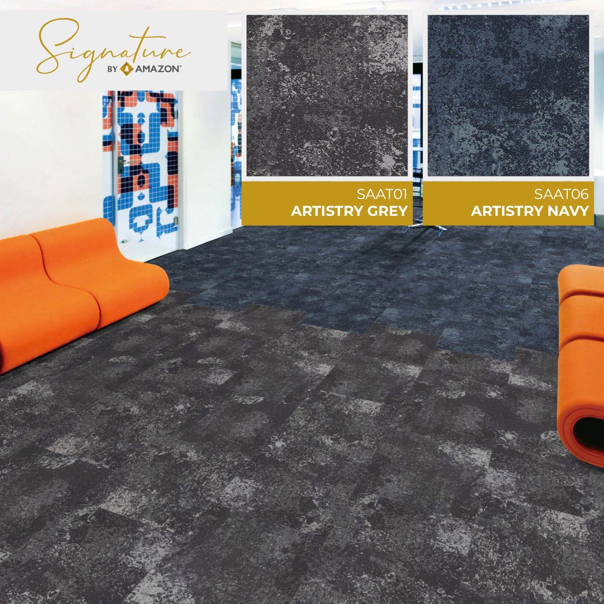 SAAT01 - ARTISTRY GREY + SAAT06 - ARTISTRY NAVY