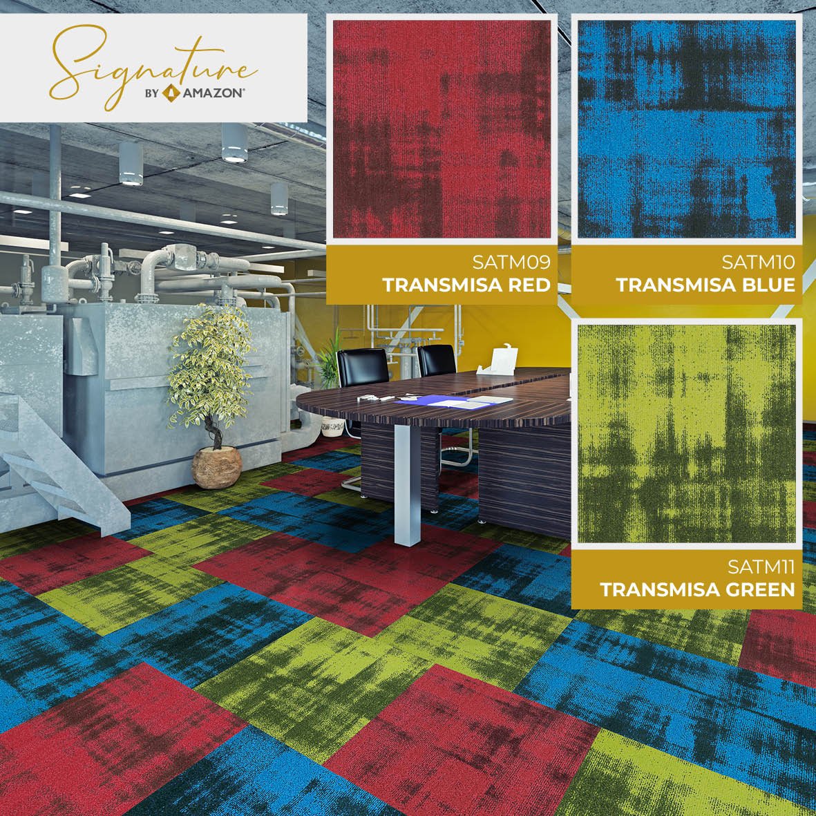 SATM09 - TRANSMISA RED + SATM10 - TRANSMISA BLUE + SATM11 - TRANSMISA GREEN