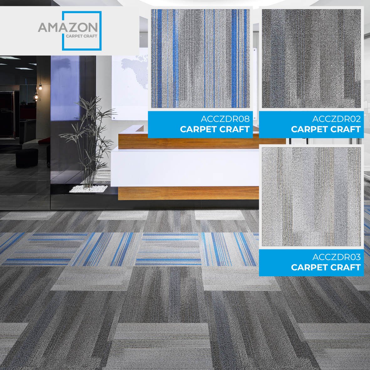 AMAZON CARPET CRAFT - ACCZDR02 + ACCZDR03 + ACCZDR08